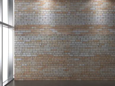 Brickwork amber 139 Texture