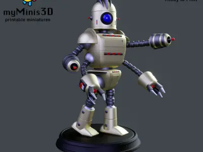 Invader Robots Wardband 3D Model Pack