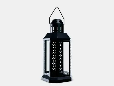 ENRUM Lantern for tealight in-outdoor Low-poly 3D model