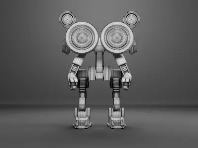 Mesa Machine Low-poly 3D model