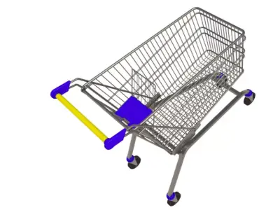 Shopping Cart 3D model