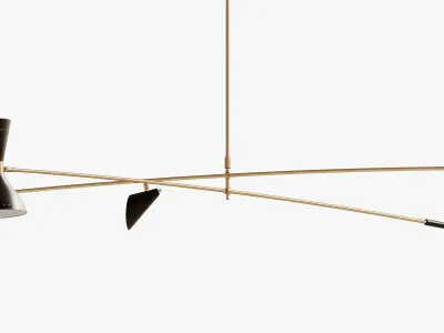 Large Scale Architectural Cantilever Stilnovo Styl 3D model