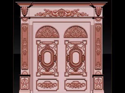 3D STL Models CNC Router - door 3D print model 3D print model