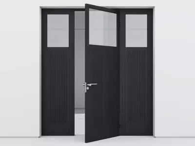 Aluminium door 119 3D model