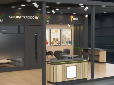 Exhibition Booth Design 6 x 12m 3D model