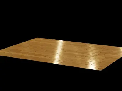 Procedural 3D Wooden Floor 3D model