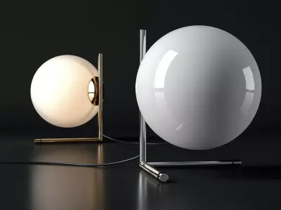 Table lamp IC 2 3D model