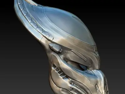 Fugitive Predator bio mask 3d model 3D model 3D model