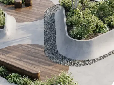 Town Square 2 3D model