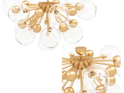 Chandelier Soleil 3D model