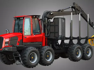875 Forwarder 3D model