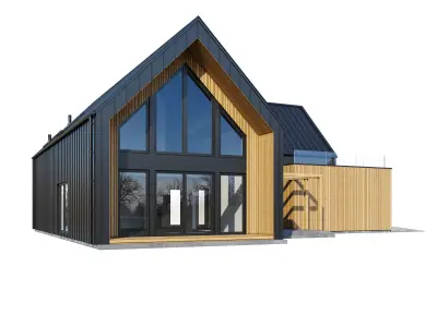 Modern house Jub 3D model