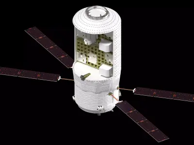 Automated Transfer Vehicle - Unpressurized Logistics Carrier 3D model