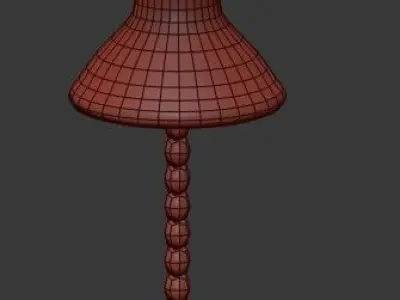 Steampunk Extension Pole Floor 3D model