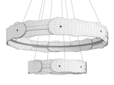 SOLSTICE TIERED PENDANT Low-poly 3D model