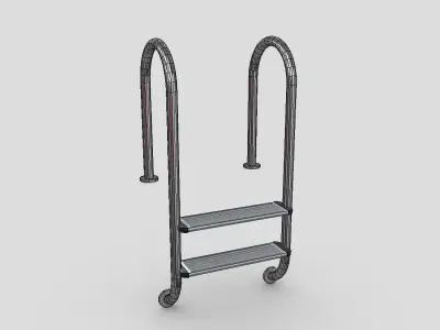 CC0 - Pool Ladder 3 Free low-poly 3D model