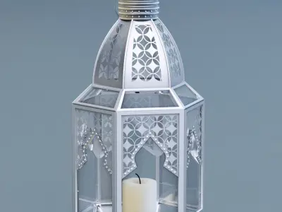 Moroccan Lantern Collection 3D Model Pack