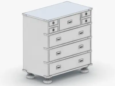 0324 - Dresser Free 3D model