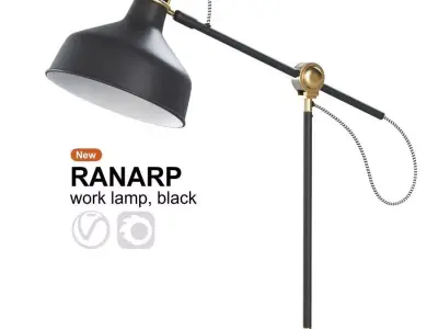 Ranarp Work Lamp 3D model