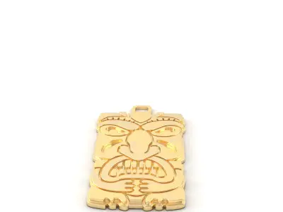 Maori pendant jewelry 03 3D print model