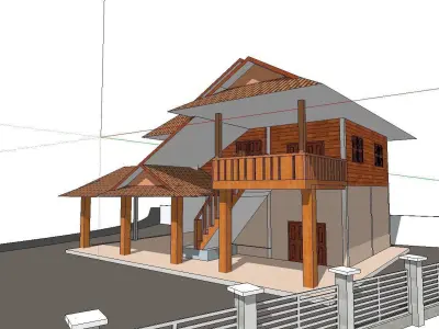 Creative Design-Holiday Cabin-099 3D model