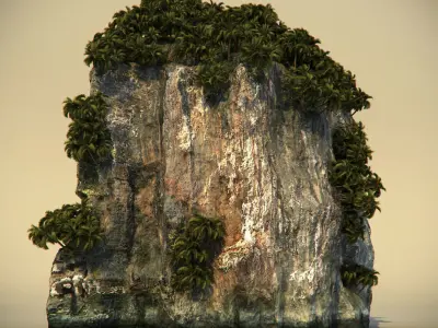 Thailand Rock 1 3D model