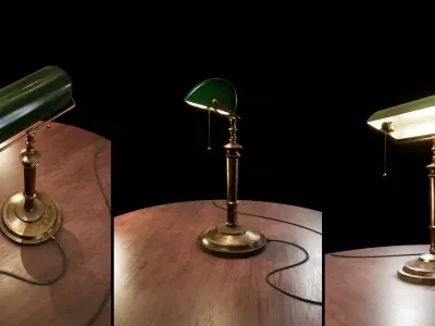 Desk lamp 1920 3D model