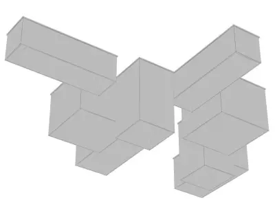 Chandelier Riin MMT-589 3D model