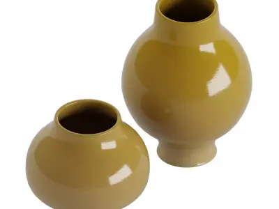 Curva Collection Vase 3D model