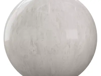 Polished White Marble Floor Tiles 3D Model  Texture