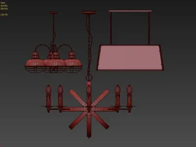 PENDANT SET 30 3D model