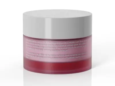 Face Cream Jar 3D model