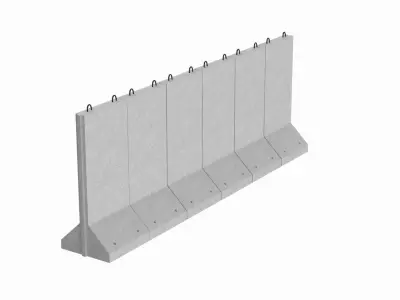 Concrete Wall Panel 3D model