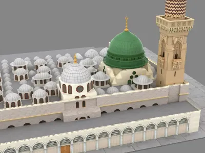  Masjid Al Nabawi Green Dome 