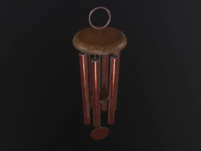 WindChimes 3D Model Low-poly 3D model