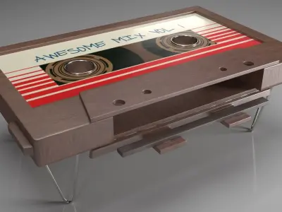 Coffee Table  Cassette mesa cassette 3D model