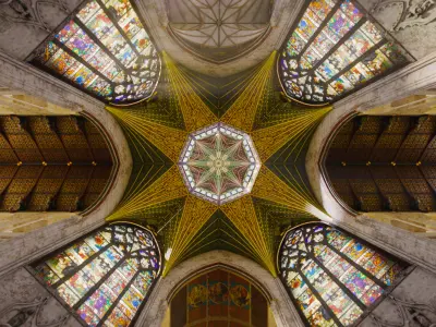 Medieval Church Stained Glass - ONLY 3D model