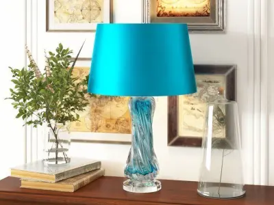 Aurigae Crystal Table Lamp - 3 Colour 3D model