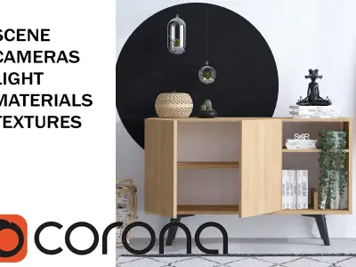 CORONA SCENE 30-Home Lifestyle 3D model