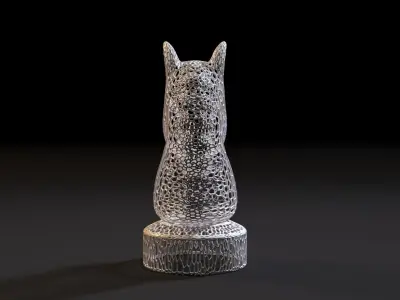 Chess knight 3D print model
