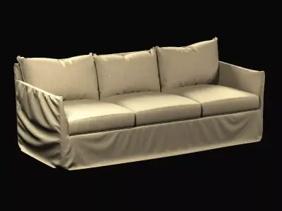 walker zabriskie furniture Cypress Outdoor Slipcovered Sofa 3D model