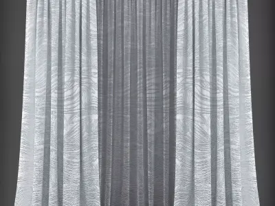 Curtain curtains Low-poly 3D model purchase