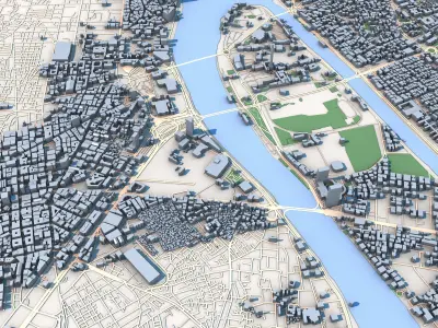 Cairo City Egypt 3D model
