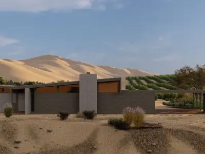 pack Casa Scene-3 villa-two modern house 3D model