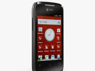 Huawei MTS 965 Black Low-poly 3D model