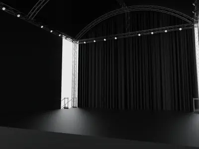 Concert Stage 7 3D model