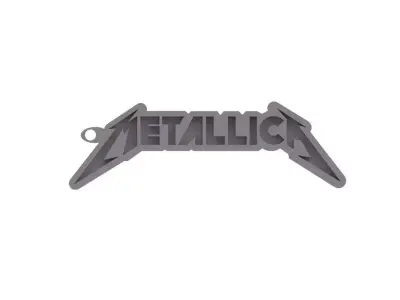 Metallica Keyring 3D print model