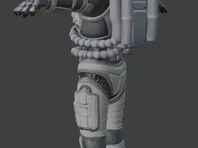 Astronaut Spacesuit 3D Model 3D model