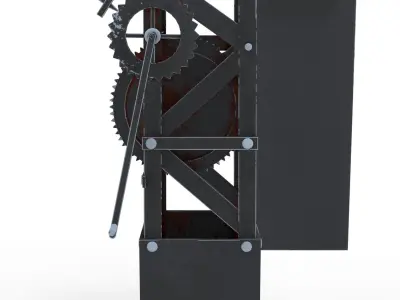 Railway Semaphore 3D model