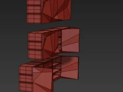chest of drawers 12  3D model